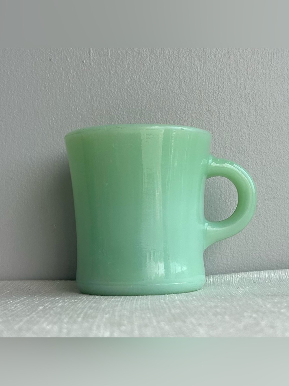 FIRE KING jadeite mug
